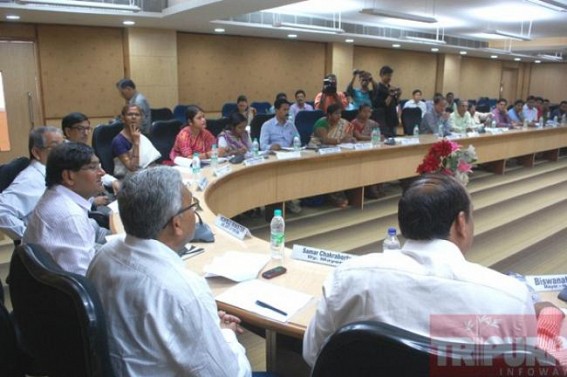 Minister Manik Dey held review meeting on development projects of AMC 